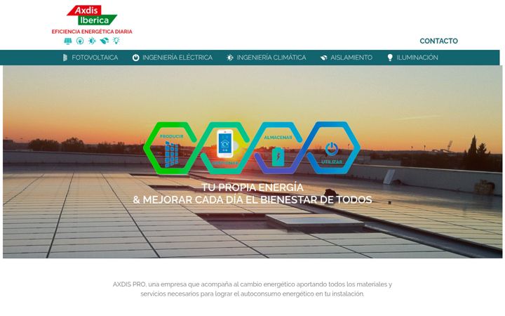 Screenshot of axdis.es