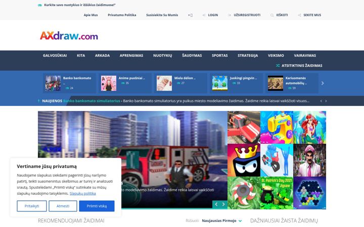 Screenshot of axdraw.com
