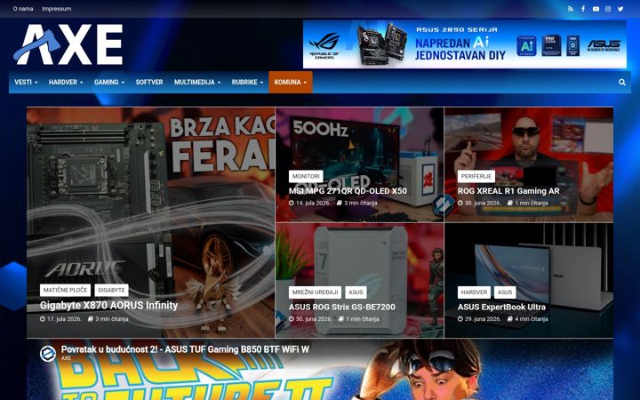 Screenshot of axe.rs