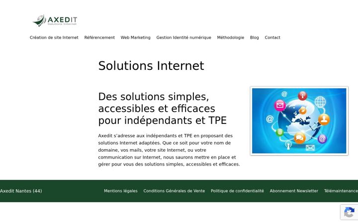 Screenshot of axedit.fr