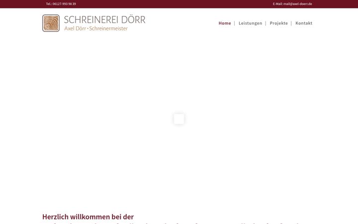 Screenshot of axel-doerr.de