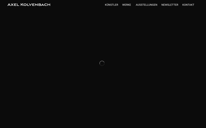 Screenshot of axel-kolvenbach.de