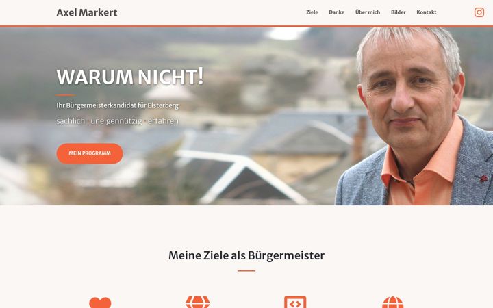 Screenshot of axel-markert.de