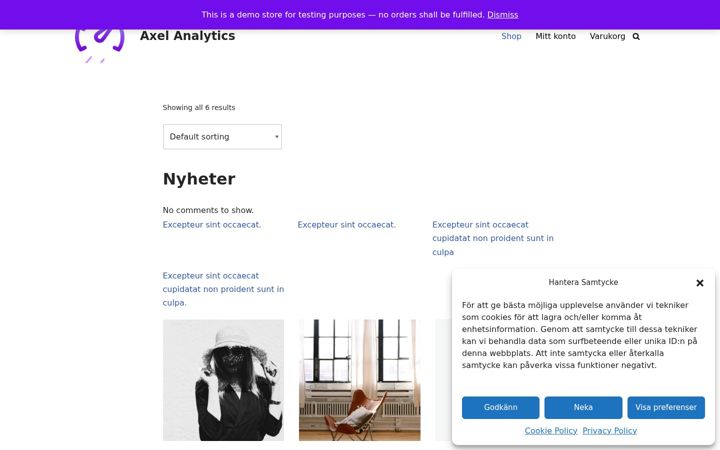 Screenshot of axelalbertsson.se