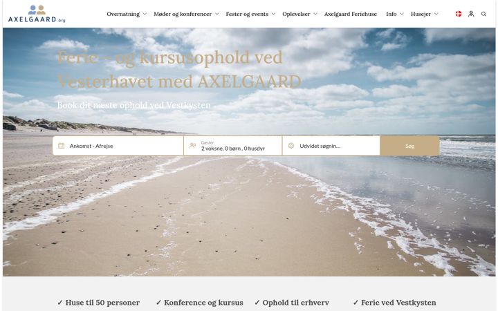 Screenshot of axelgaard.org