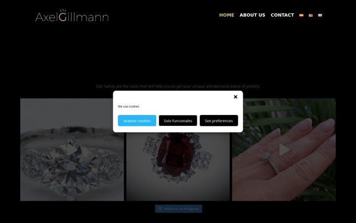 Screenshot of axelgillmann.com