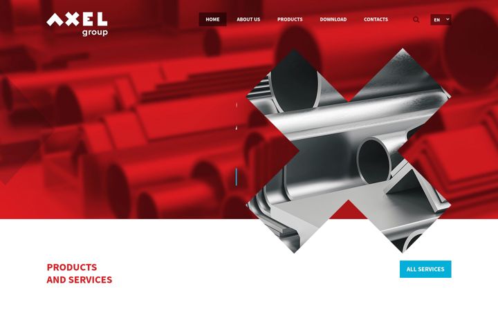 Screenshot of axelgroup.cz