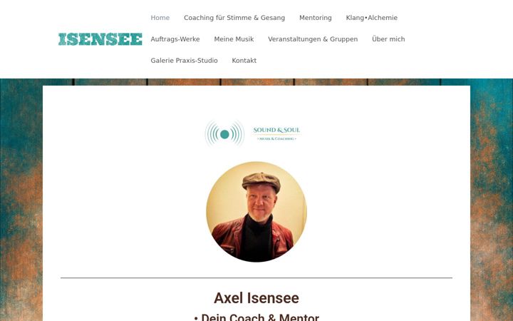 Képernyőkép: axelisensee.de