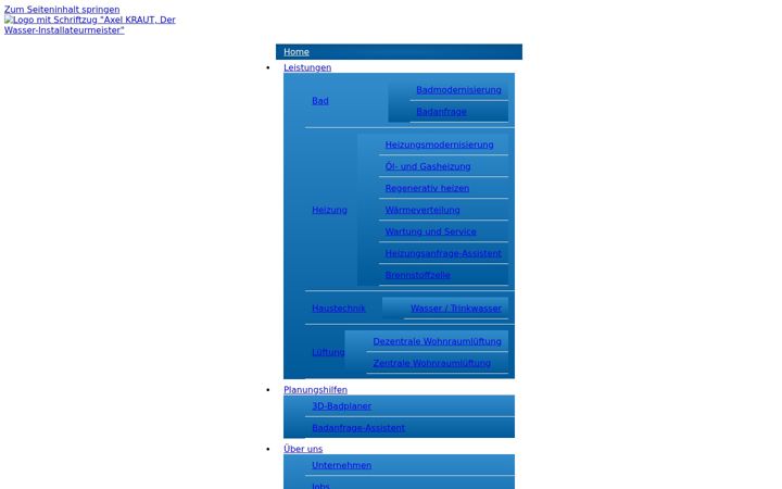Screenshot of axelkraut.de