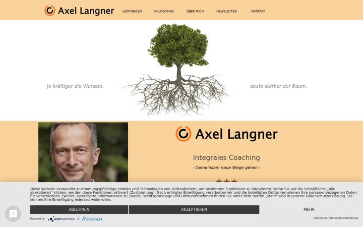 Screenshot of axellangner.com