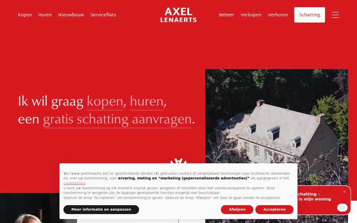 Screenshot ta' axellenaerts.be