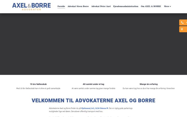 Snímek obrazovky axelogborre.dk
