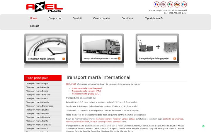 Screenshot of axelplus.ro