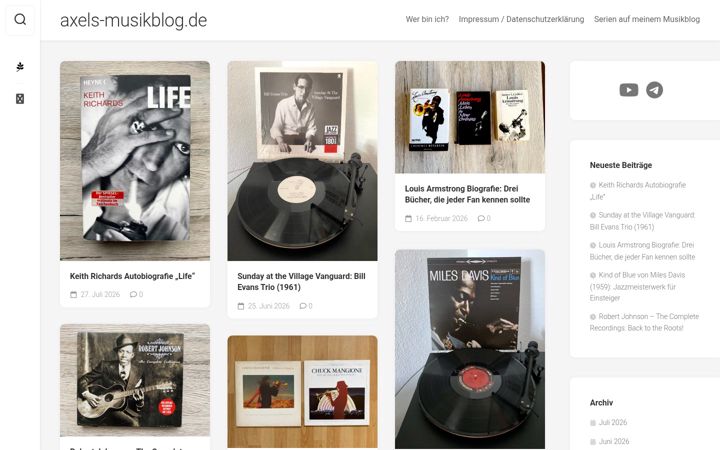 Képernyőkép: axels-musikblog.de