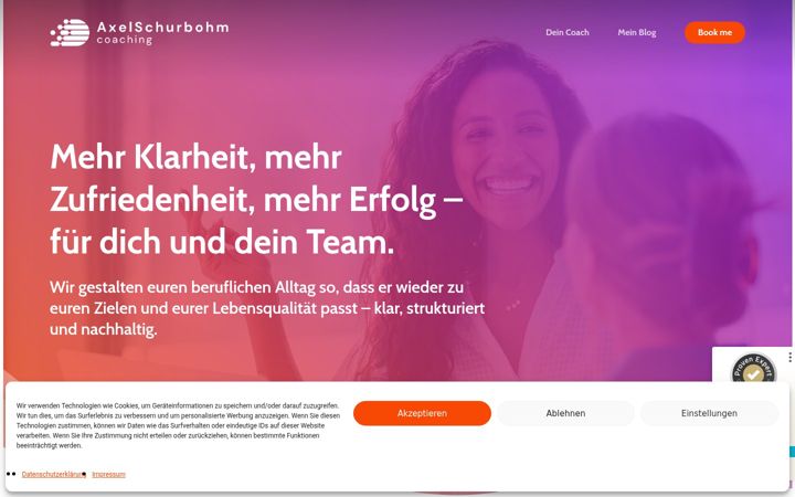 Screenshot of axelschurbohm.com