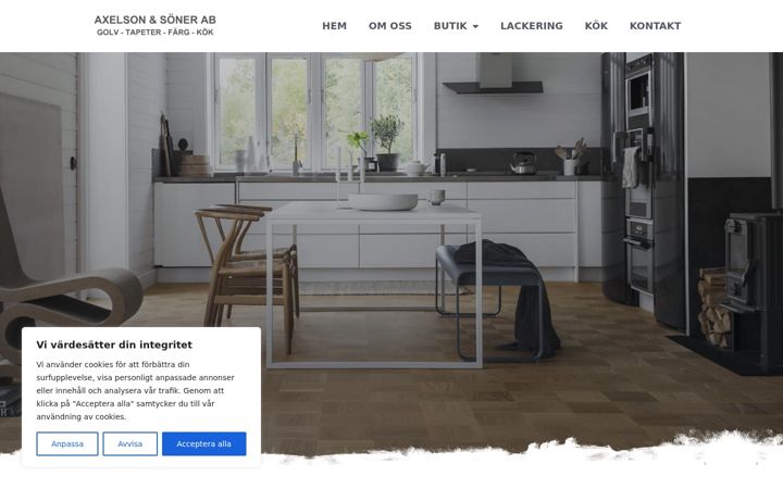 Екранна снимка на axelsonosoner.se