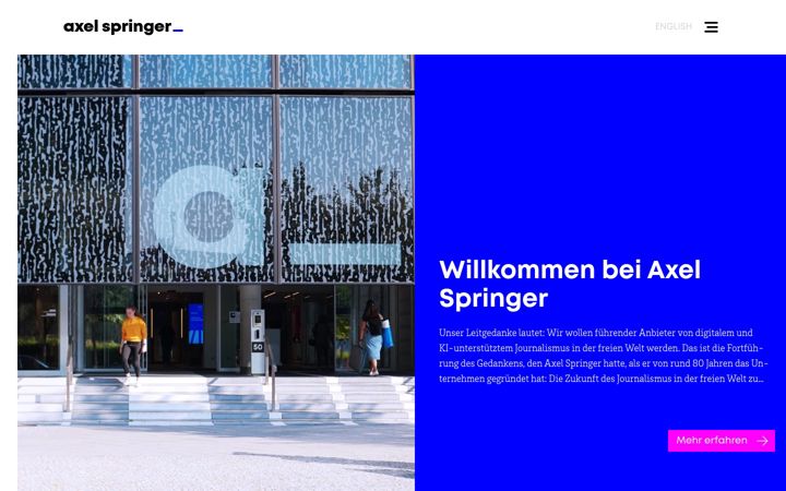 Screenshot di axelspringer.de