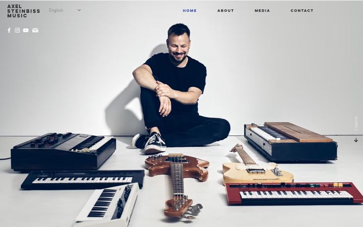 Screenshot of axelsteinbiss.com