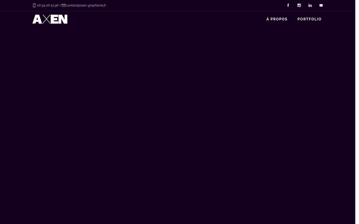 Screenshot of axen-graphisme.fr