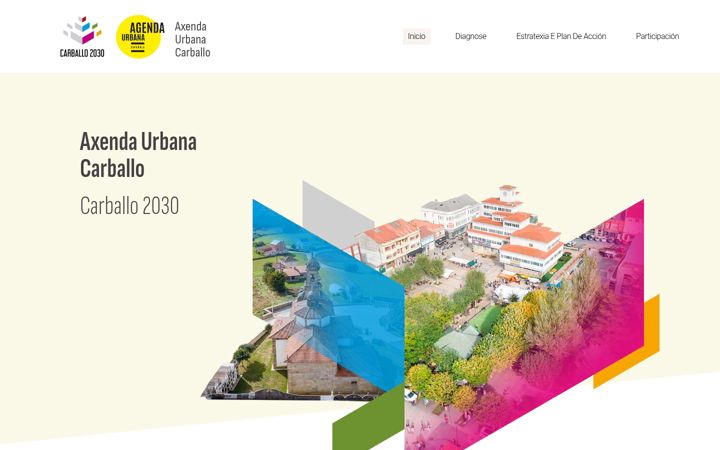 Screenshot of axendaurbanacarballo.com
