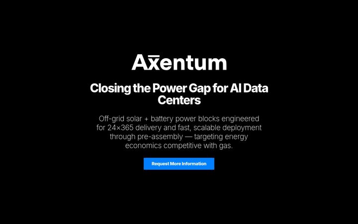 Screenshot of axentum.com
