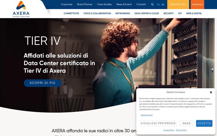 Screenshot of axera.it