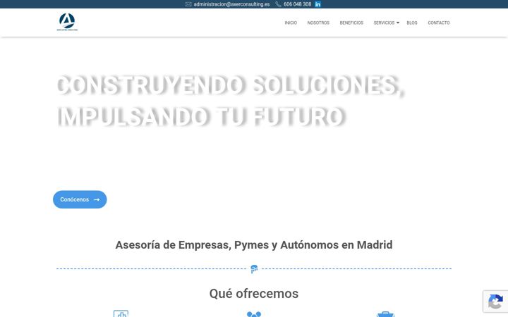 Screenshot of axerconsulting.es