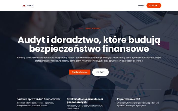 Screenshot of axeris.pl