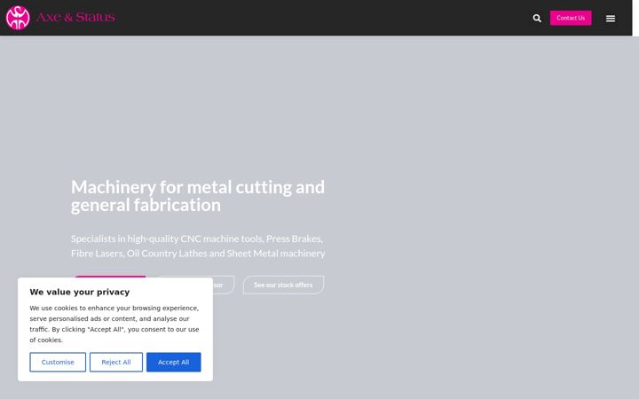 Screenshot of axestatus.com