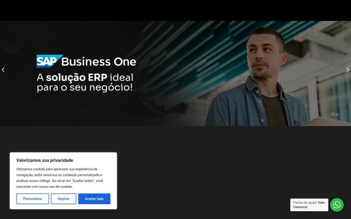 Screenshot of axetecnologia.com.br