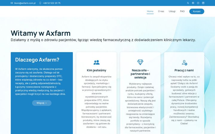 Screenshot of axfarm.com.pl