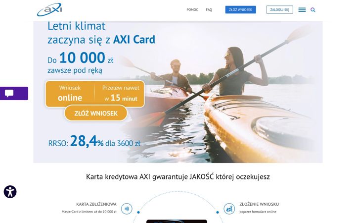 Screenshot of axi-card.pl