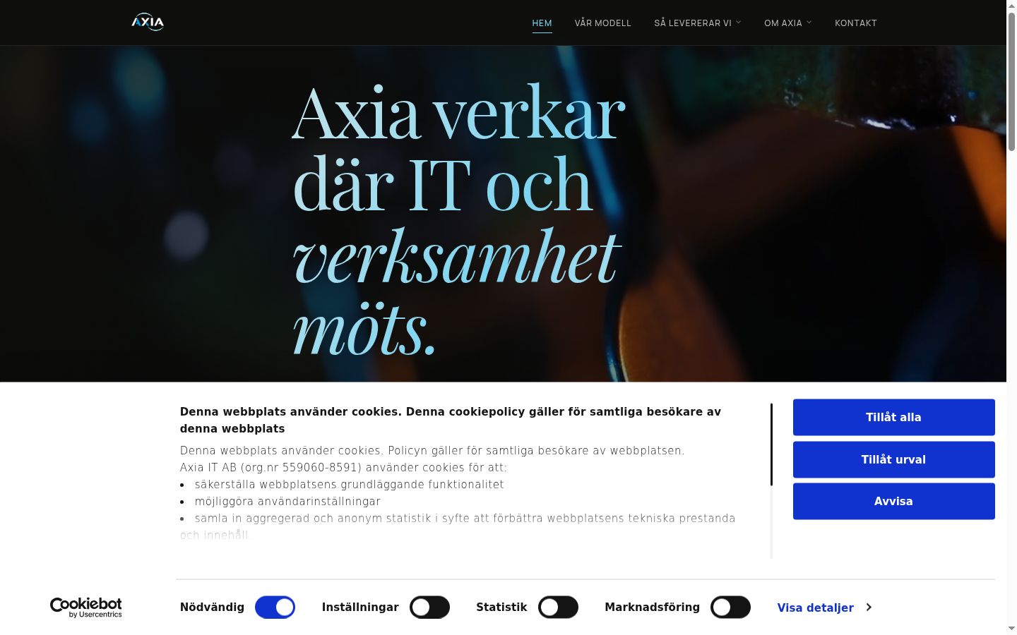 Sutikimo reklamjuostės, rodytos prieš bet kokią sąveiką, ekrano kopija