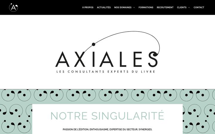 Screenshot of axiales.net