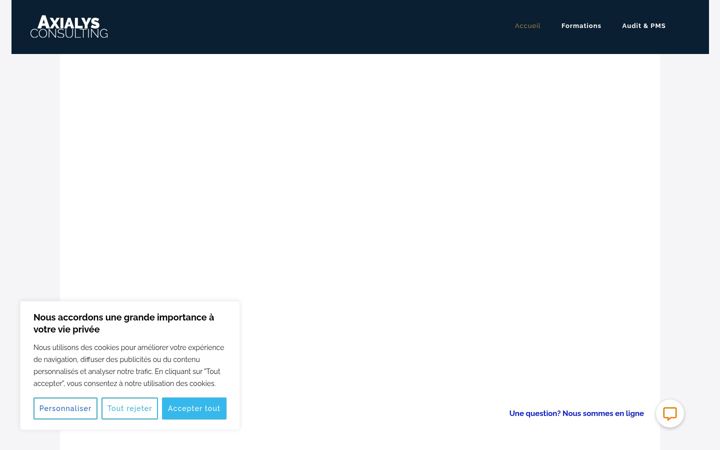 Zrzut ekranu axialysconsulting.fr