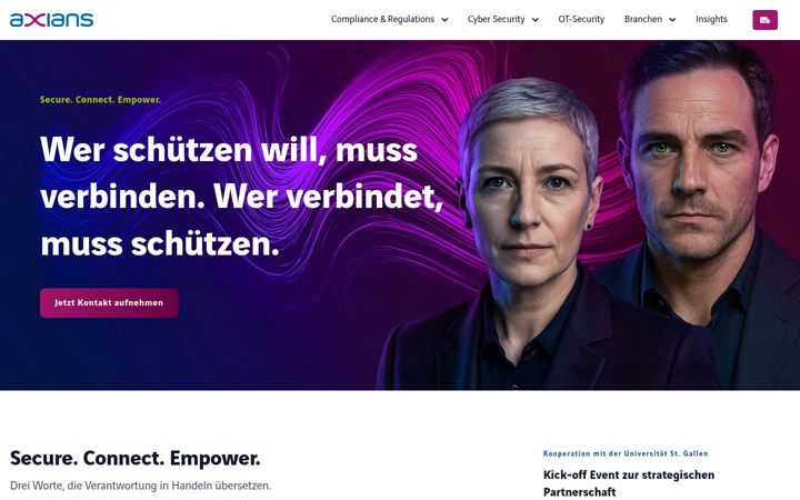 Screenshot of axians-secure.de