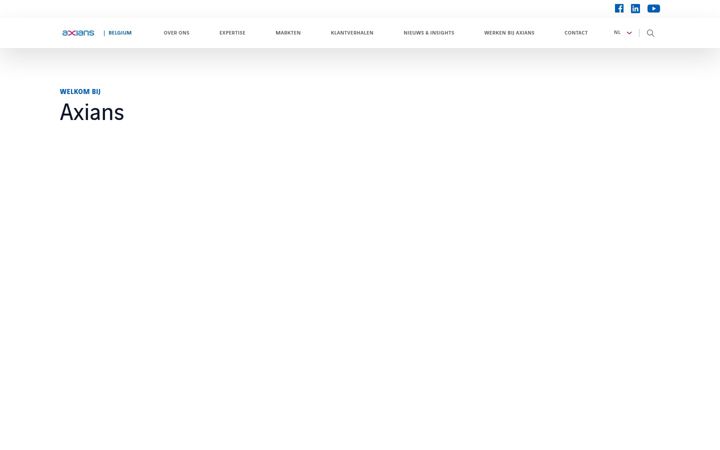 Screenshot of axians.be