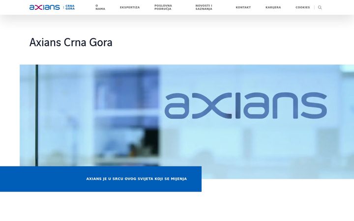 Screenshot of axians.me