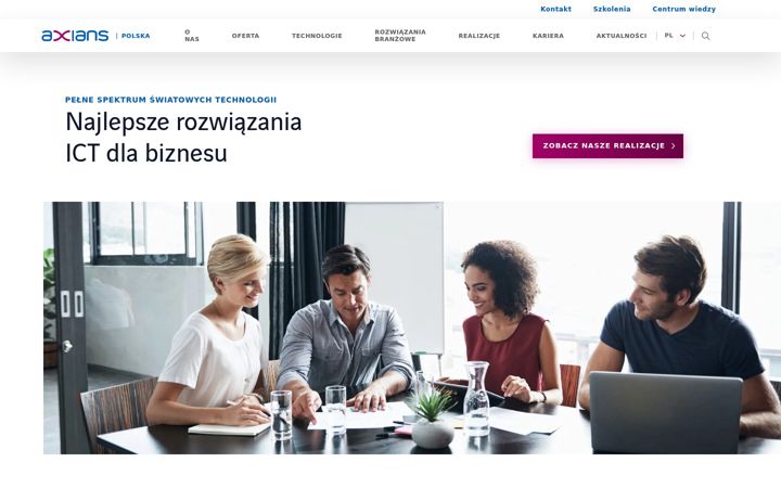 Screenshot of axians.pl