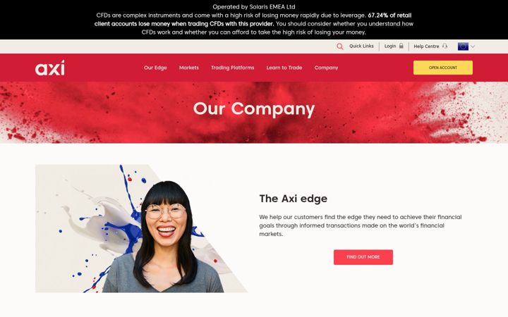 Screenshot of axicorp.com