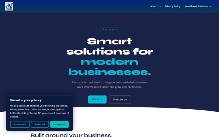 Screenshot of axiella.pro