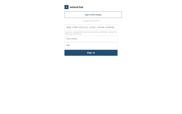 Screenshot of axiland.net