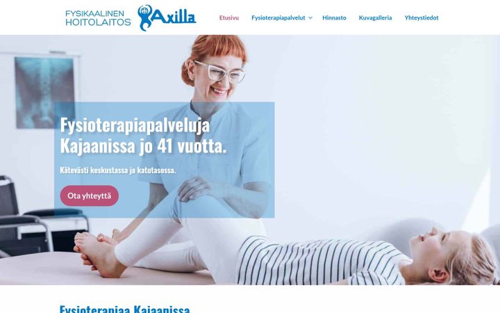 Screenshot of axilla.fi