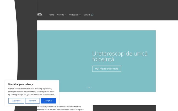 Screenshot of aximed.ro