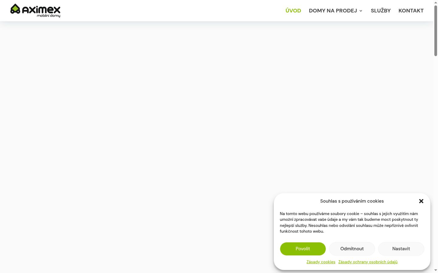 Screenshot van de toestemmingsbanner zoals getoond vóór enige interactie