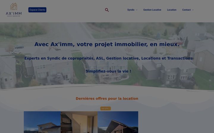 Screenshot ta' aximm.fr