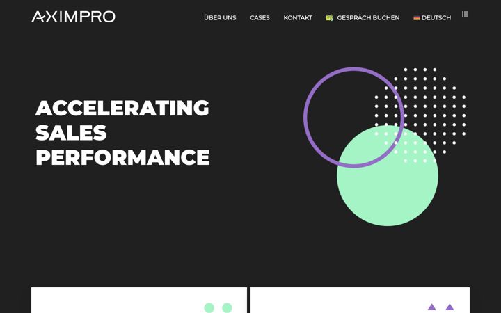 Screenshot di aximpro.com