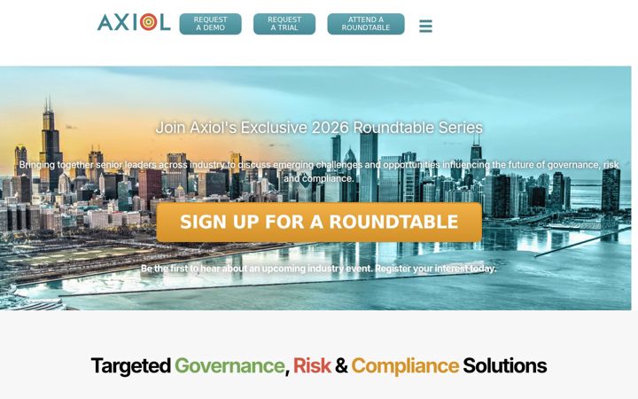 Screenshot of axiol.com