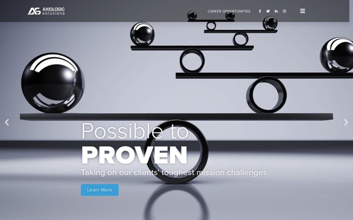 Screenshot of axiologicsolutions.com