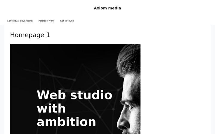 Screenshot ta' axiom-media.fr